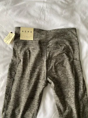 Heather Grey High Rise Ankle Leggings thumbnail 4
