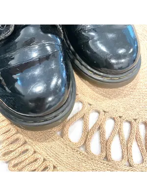 Dr Martens Junior 1460 Patent Leather Lace Up Boots Black 1460J W5 thumbnail 11