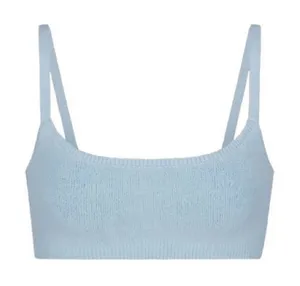 SKIMS Cozy Light Bralette in Denim Size Medium NWT thumbnail 1