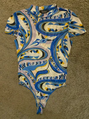 Size Medium mesh printed bodysuit from Akira thumbnail 1