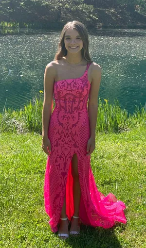 Pink Prom Dress Size 2 thumbnail 1
