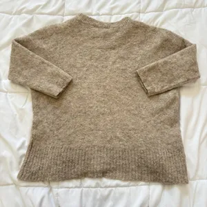 J Crew Womens Small Sweater Alpaca Merino Wool‎ Beige Luxury Preppy Cozy Office thumbnail 7