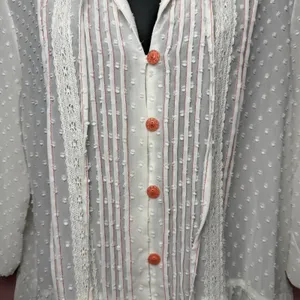 Matilda Jane‎ Light the Way Pullover Tunic Sheer Blouse Shirt Size Large Pilgrim thumbnail 4