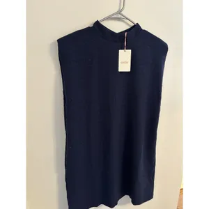Entro Women's Sleeveless Mock Neck Dress Navy Sparkle Back Zip Size Large NWT‎ thumbnail 4