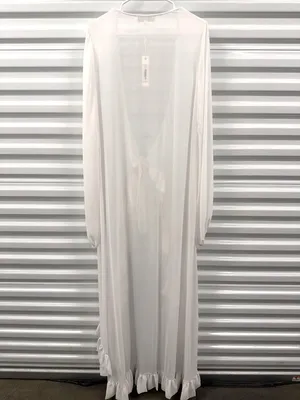 Caroline Constas Charlize Coverup White Womens Size Medium thumbnail 5