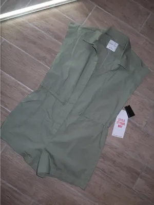 Celebrity Pink Sage Utility Drawstring Romper thumbnail 8