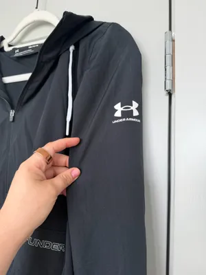 Under Armour Black Windbreaker Rain Jacket - MD/M thumbnail 7