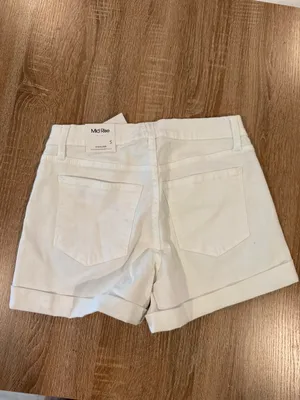 Boutique White Jean Shorts thumbnail 2