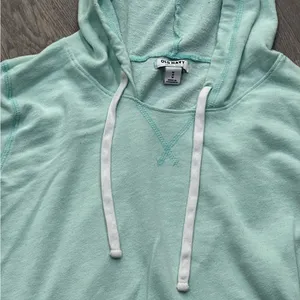 Women’s Medium Old Navy Light Green Lightweight Hoodie Hooded Sweatshirt thumbnail 2