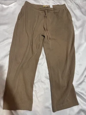 Cubavera woman Drawstring Sweatpants in Brown thumbnail 1