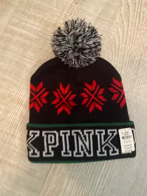 PINK - Victoria's Secret New Beanie Hat thumbnail 3