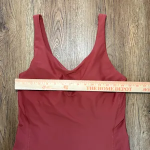 Old Navy Active‎ Powersoft Go-Dry Exercise Dress Rust Red Built-in Shorts Medium thumbnail 3
