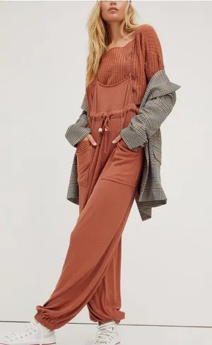 Free people Dylan knit jumpsuit thumbnail 1