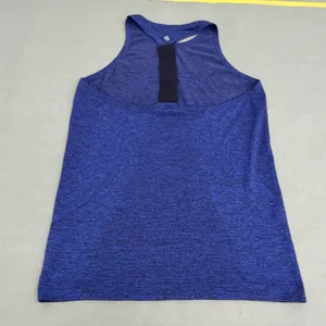 Lululemon Swiftly Tech Racerback Tank Top Blue Space Dye Size 8 Athletic Run thumbnail 3