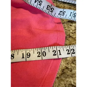 Women's We The Free Pink Ribbed V-Neck Tank Top L thumbnail 6