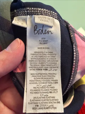 Bebe Boden women’s floral sports bra soze 6 thumbnail 5