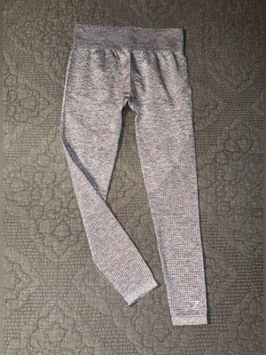 Gymshark Vital Seamless Compression Leggings Women's Size-M Heather Gray thumbnail 5