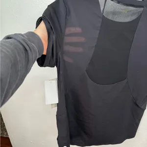 Zella T-Shirt Womens Size M Black Short Sleeve Athletic Mesh Back thumbnail 3