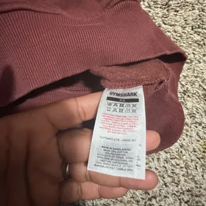 Gymshark Womens XS Pullover Hoodie Cherry Brown Burgundy GLP04431 Logo Fleece thumbnail 4