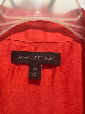 Banana Republic Satin Shirt Dress thumbnail 2
