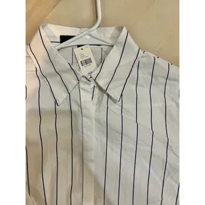 Anthropologie Eva Franco NWT Small Women Striped Front Tie Button Down Shirt thumbnail 8