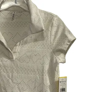 Eleven by Venus Williams‎ Women's XS White Polo Shirt Lightweight Breathable thumbnail 3