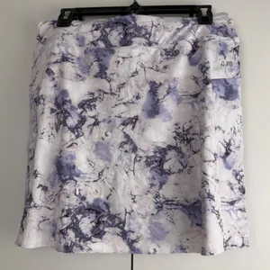 N'vo Layla‎ Skort Lavender Marble Print LivCool UPF 50 Golf Tennis Skirt Med NWT thumbnail 2