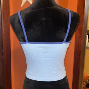 Embroidered Tommy Hilfiger cropped tank thumbnail 2