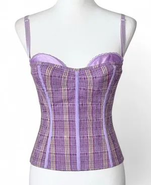Y2K Vintage Victoria’s Secret Plaid Corset thumbnail 1