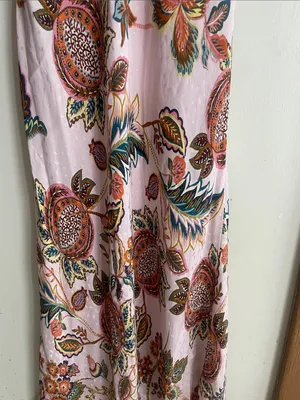 Kachel x Anthropologie Flutter-Sleeve Slip Dress Pink thumbnail 11