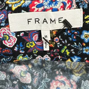 Frame One Shoulder Top Womens M Coastal Blue Multicolor Floral‎ Boho Chic ASO thumbnail 12
