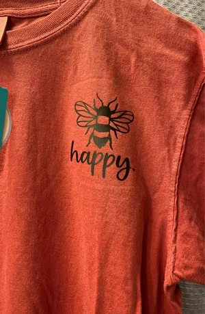 Comfort Colors Bee Happy Shirt thumbnail 5