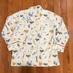 Polo Ralph Lauren Madison PJ Set Traveler Ski Print Size Small thumbnail 3