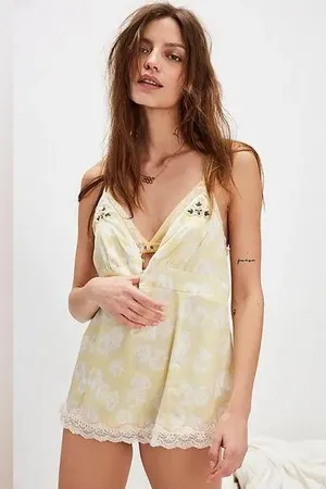 Free People Night Special Cami - Lemon Custard Combo NWT thumbnail 1