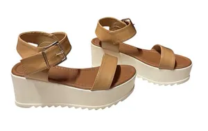 J. Adams Surf Platform Sandals open-toe lug-sole buckled chunky wedge heel thumbnail 1