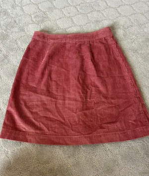 Cloud Chaser Maroon Corduroy Skirt thumbnail 4