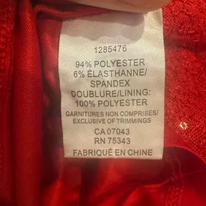Cupcakes & Cashmere Red Sequin Top Size XS thumbnail 5