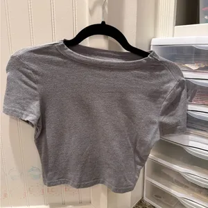 Wild Fable Heather Gray Women's Crop Top thumbnail 2