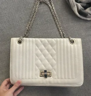 Mellow World Amanda Quilted Shoulder Bag White thumbnail 1