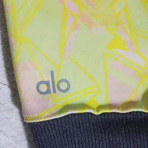 Alo Yoga Alo Goddess‎ Indio Zest High Waist Leggings Yellow & Gray. Size M thumbnail 5