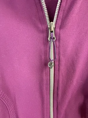 Lululemon Women's Plum Nice Asana Full Zip Activewear Jacket - Size - 12 thumbnail 12