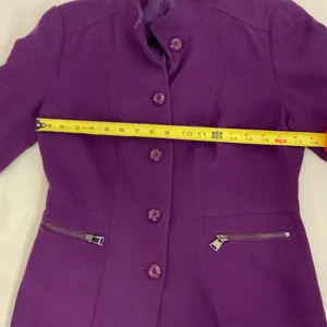 Per‎ Se 2pc Plum Skirt Suit size 8 thumbnail 5