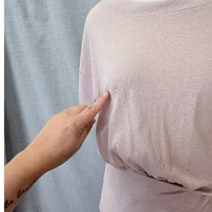 Free People Beach Leila Midi Dress Light Purple Short Sleeve Faux Wrap XS thumbnail 11