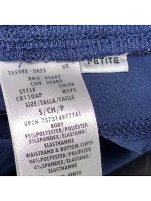 Certainty Petite Blue Cargo Jogger Scrub Pants S thumbnail 8