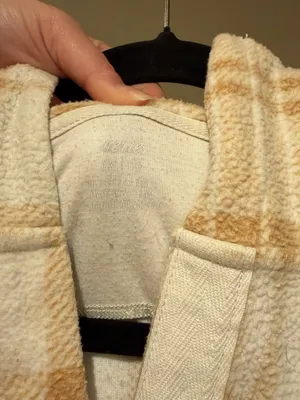 Aerie Oversized Plaid Fleece Hoodie thumbnail 2