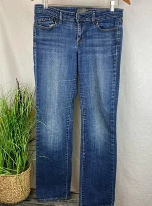 Levi’s Blue Slight Curve Straight Leg Jeans 6 28 thumbnail 1