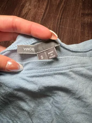 Vince Light Blue 3/4 Long Sleeve size Small thumbnail 3