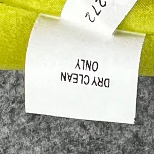 Kay Unger Y2K Dress 14 Chartreuse Yellow‎ Strapless Silk Floral Pleated Cocktail thumbnail 14