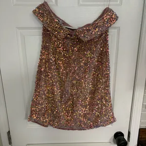 White Birch Pink‎ Sequin Strapless Dress Size XL thumbnail 2