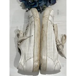 Christian Lacroix White Leather‎ Sneakers Perforated Detail Women's thumbnail 7